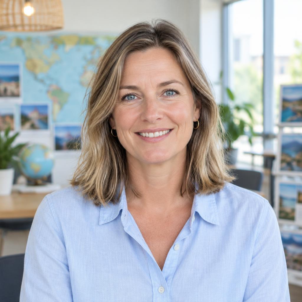 Anne, AI-genereret eksempel på en rejsespecialist